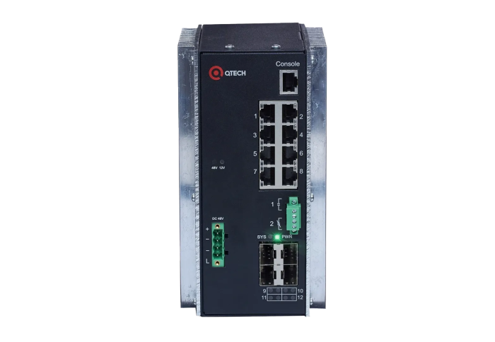 Коммутатор QTECH QSW-3310-12T-I-POE-DC