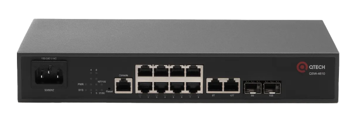 Коммутатор QTECH QSW-4610-10T-POE-AC